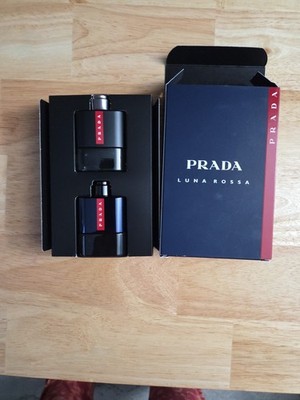 Prada Luna Rossa Discovery Gift Set Cologne Duo 2x 9ml/.3oz NIB