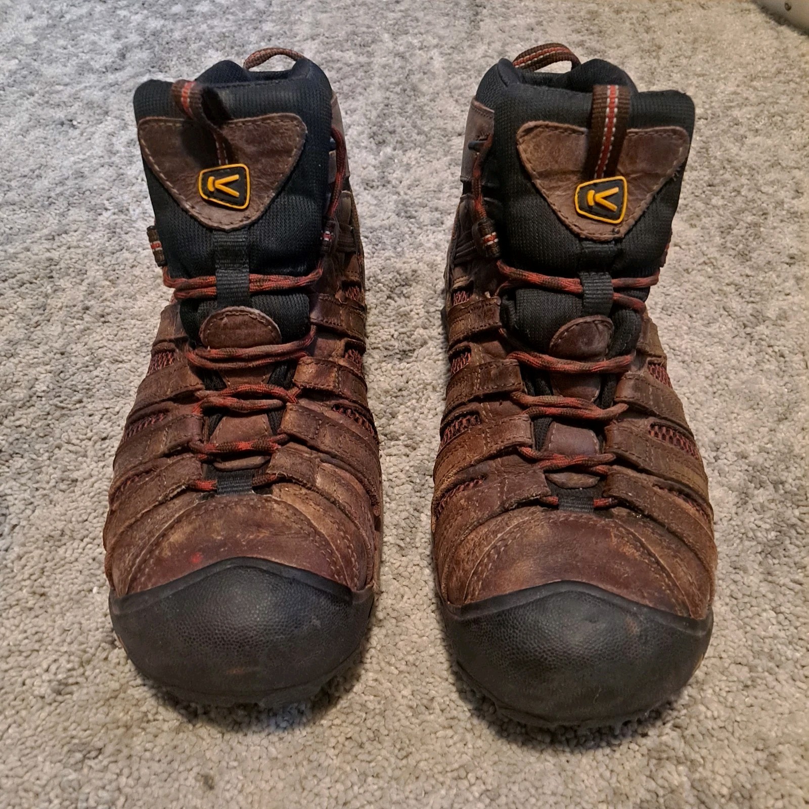 Scarpa da trekking KEEN da uomo taglia 10 5 M Targhee Vent atletica trail 1020743 marrone bassa