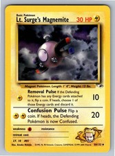 Lt. Surge's Magnemite 50/132 Uncommon Gym Heroes Pokemon Unlimited LP on eBay