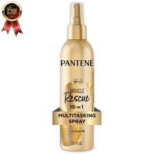 Pantene Miracle Rescue 10 in 1 Multitasking Leave in Spray, 5.7 Oz
