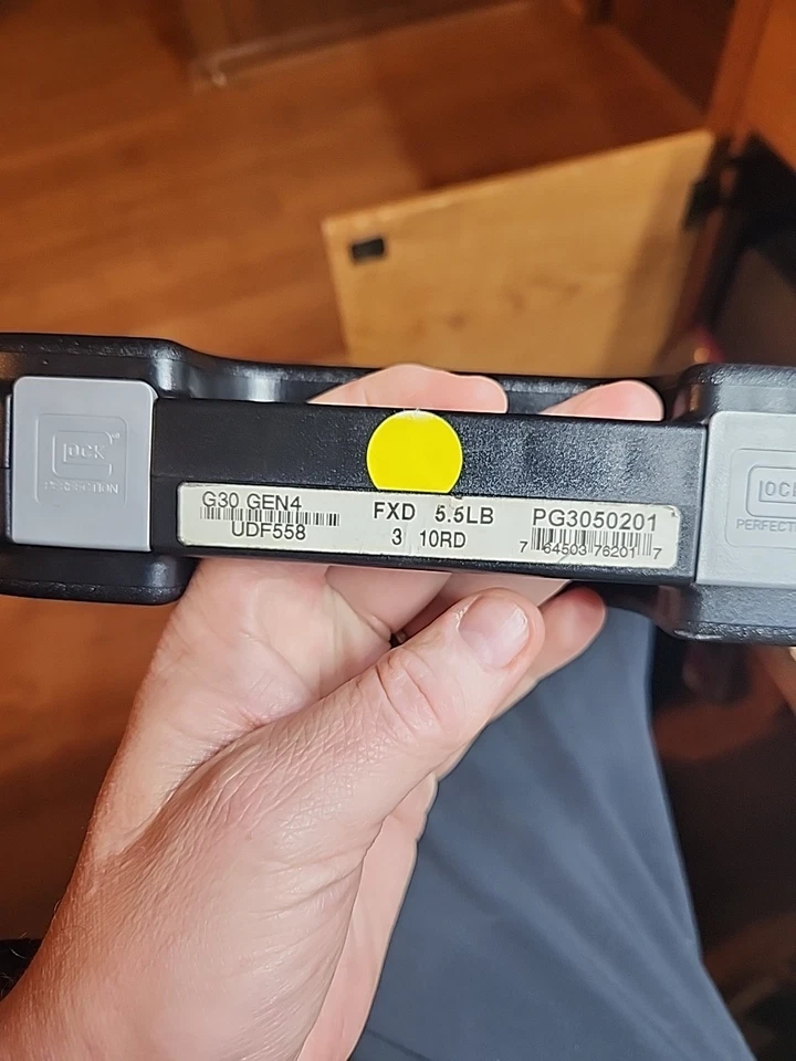 Original Glock 30 Factory Hard Case W/ Owners Manual, Cleaning Rod & Lock - Image 3 of 4