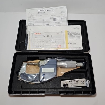 MITUTOYO 293-831-30 0-1''DIGIMATIC MICROMETER, RATCHET STOP THIMBLE