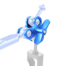 1 Inch Camera Diving Aluminum Alloy Ball Butterfly Clip Triple Mount Adapter