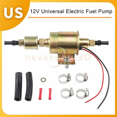 #ad Universal Electric Fuel Pump Inline 12V Low Pressure 5 9 PSI GAS Diesel E8012S $9.59
