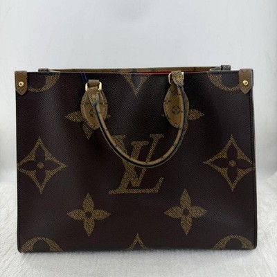 Louis Vuitton Onthego MM 'Brown Giant Monogram/Brown - Excellent #80JPSV