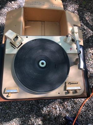 Vintage Garrard Type A turntable + original box