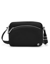 Everywhere Crossbody Bag 2L Metal Hardware, Casual Crossbody Bags Black Silver