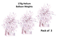 991365-15 Fringed Iridescent Foil Balloon Helium Weight 170 g - Pack of 3