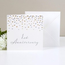 Amore Luxus Jubiläum Geschenk Karte Mit Umschlag - 1st Jubiläum