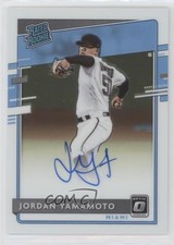 2020 Panini Donruss Optic Rated Rookie Signatures Jordan Yamamoto Auto RC 2a9