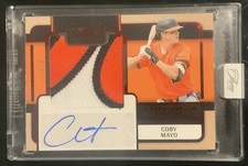 2025 Three and Two Coby Mayo 3-Color Patch Auto Red FOTL  3/6