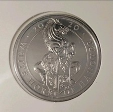 2020 Queens Beasts White Horse of Hanover Brilliant Uncirculated UK &pound;5 coin Pack