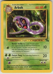 Arbok 31/62 Fossil Uncommon