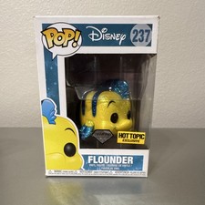Funko Pop! Vinyl Disney Flounder Diamond Collection Hot Topic Exclusive #237