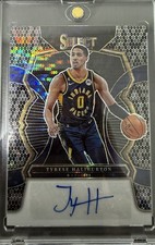 2022 Panini Select Tyrese Haliburton Auto Black Snake Skin Pulsar FOTL 1/1 