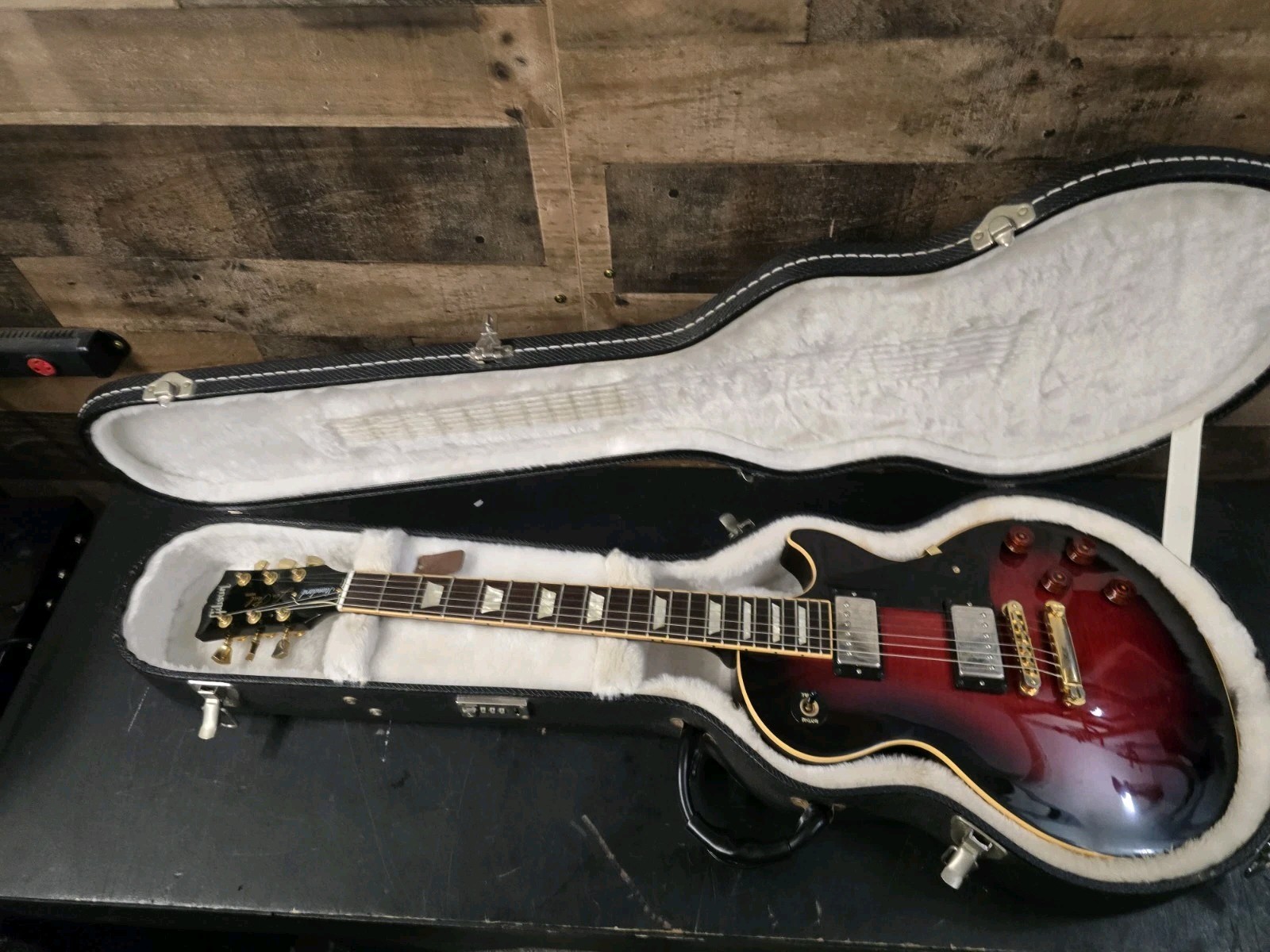 2009 Gibson Les Paul Standard ' Brimstone Burst. W/Ohsc 8.5 Lb