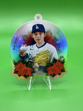 2025 Roki Sasaki Topps Holiday Ornament Jumbo Die Cut RC World Series Dodgers