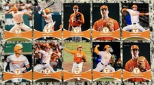 2025 Onit Athlete Tennessee Volunteers Baseball 10 Card Orange Base Lot Vols