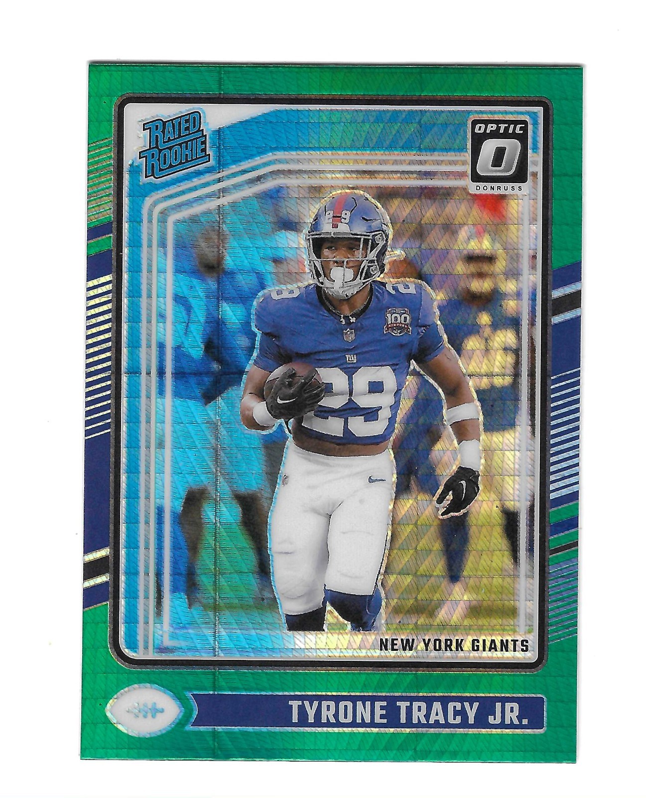 TYRONE TRACY JR. 2024 DONRUSS OPTIC GREEN HYPER HOLO ROOKIE #259 $25.00 GIANTS