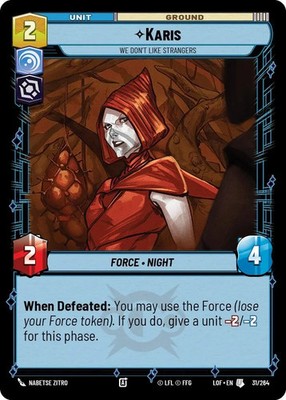 LOF Legends of the Force Star Wars Unlimited SWU Singles Selection Multibuy Card
