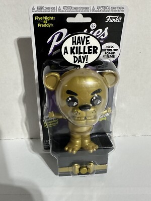 Funko Pop Up Popsies Five Nights at Freddy's FAZBEAR GOLD Have A Killer Day