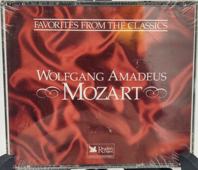 NEW Factory Sealed -MOZART-Reader's Digest Favorites From The Classics -1994 CDs