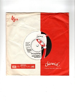 ROCKY SHARPE & REPLAYS - RAMA LAM DING DONG. UK 1978 ORIG 7'' & CO/SLEEVE. N/MINT