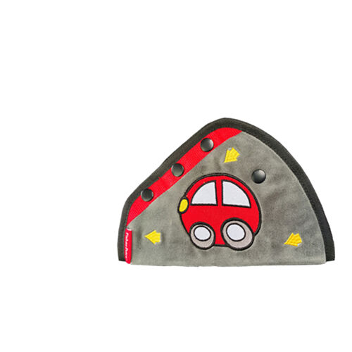 Red Belt Pillow Adjuster For Kids Car Seatbelt Cushion Pad Cute Soft - Afbeelding 1 van 8