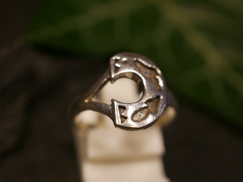 Wunderbarer 925 Sterling Silber Ring Buchstabe Initiale C Struktur Elegant Edel - Bild 3 von 8