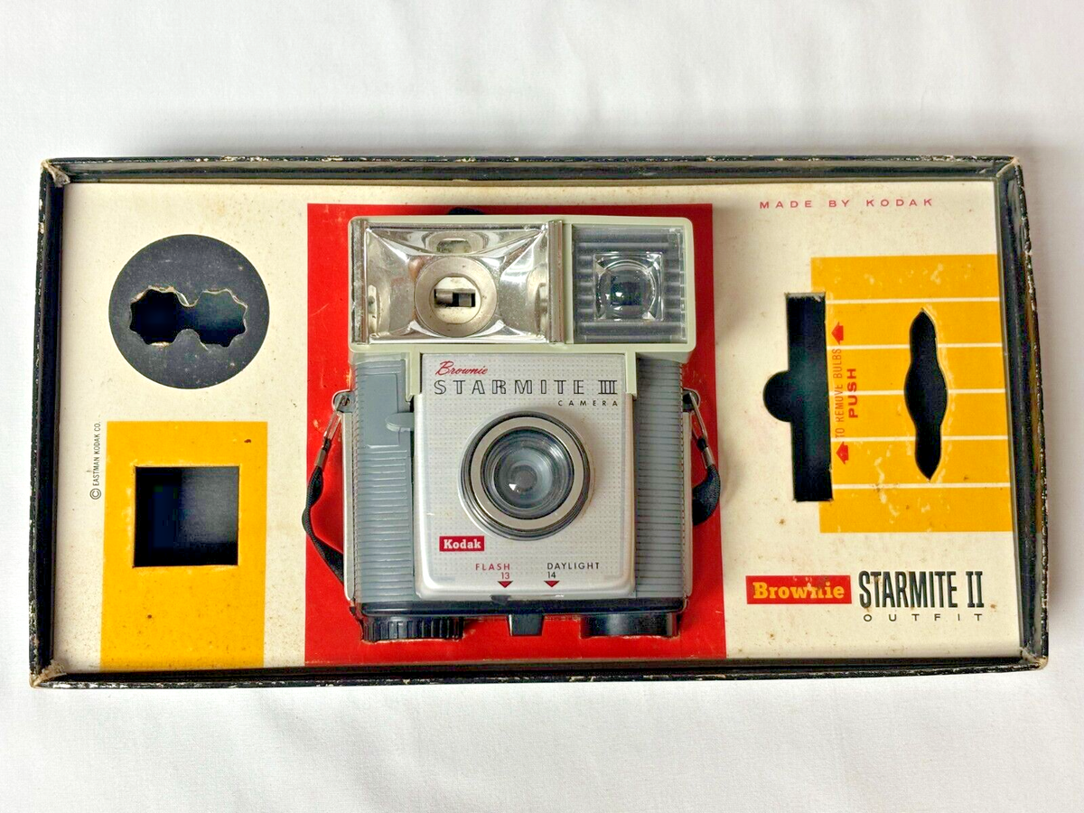 Cámara flash Kodak Brownie, Cámara Kodak Brownie, Cámara de caja