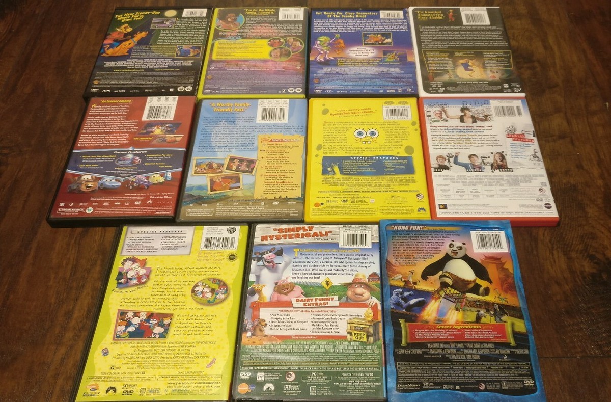 Huge Kids And Family DVD Movies Lot (11 Movies in Total) | eBay