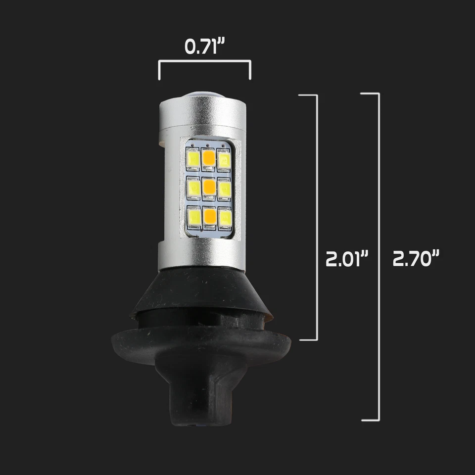 Syneticusa 3157 LED DRL Switchback Cable Decodificador Bombillas Señal de giro Luz de estacionamiento Foto 3 de 4
