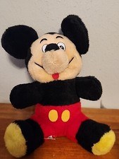 Mickey Mouse Plush Vintage 70s Walt Disney Productions 10 inch