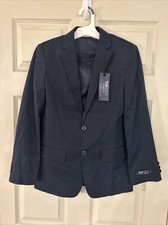 Tommy Hilfiger The Flex Boys Navy Blazer NWT Size 14