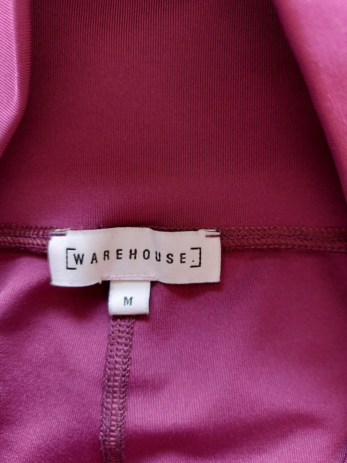 Warehouse Leggings Mesh Detail Purple Size Medium Preloved image 4