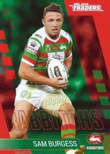 2019 SOUTH SYDNEY RABBITOHS NRL Card SAM BURGESS Traders