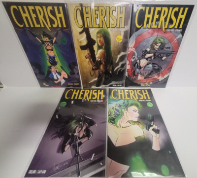 Cherish (2022-23) #1A, 2D, 3A, 4D, 5C   Variant Covers Complete Run/Set
