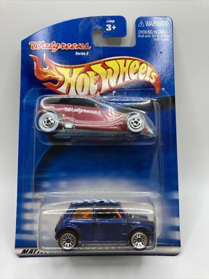 Hot Wheels 2000 Phaeton & Mini cooper Walgreen s Rare ￼