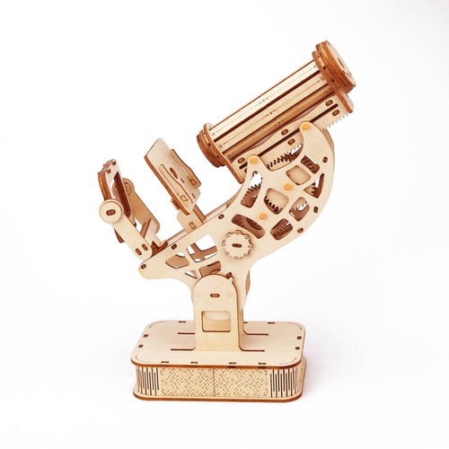 3D puzzle toys wooden diy microscope specimen Birthday presents for kids - Picture 9 of 11