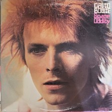 David Bowie Space Oddity LP VG+ 1972 + Poster Dynaflex RCA Victor