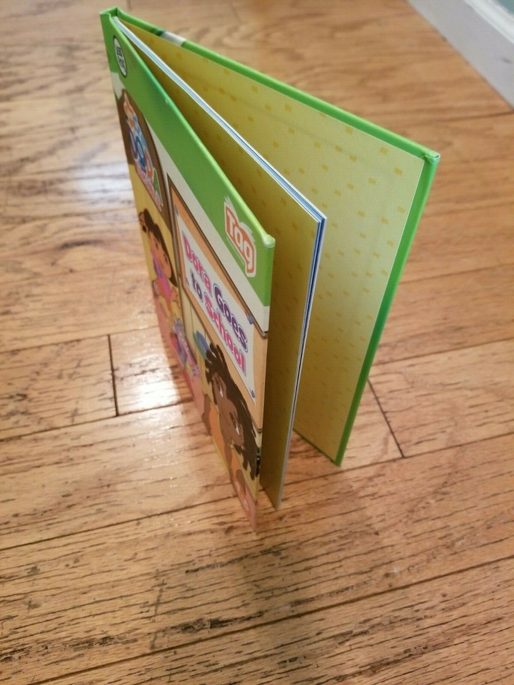LEAPFROG Tag Book Dora the Explorer: Dora Goes to School nick jr ...