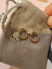 Bony Levy 14k Yellow Gold Little Hoop Earrings New  — photo 2