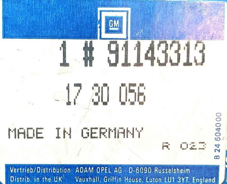 1x Velocímetro Original GM/Opel 91143313 1730056 Frontera A Foto 2 de 4