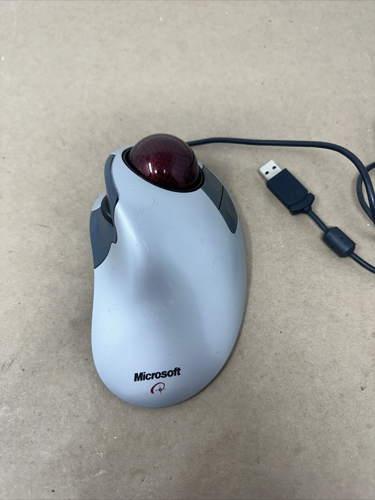Microsoft Trackball Explorer 1.0 (X0870390) USB Optical Mouse TESTED eBay