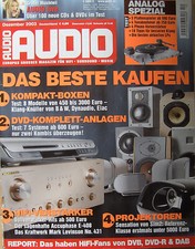 Audio 12/03 Accuphase E-408, NAD C352, Teac A1-D, Marantz PM 7200, Bose 3.2.1 GS