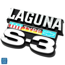 1974-76 Chevelle Rear Panel Emblem "Laguna Type S-3" Casting 347373 & GM 9633465