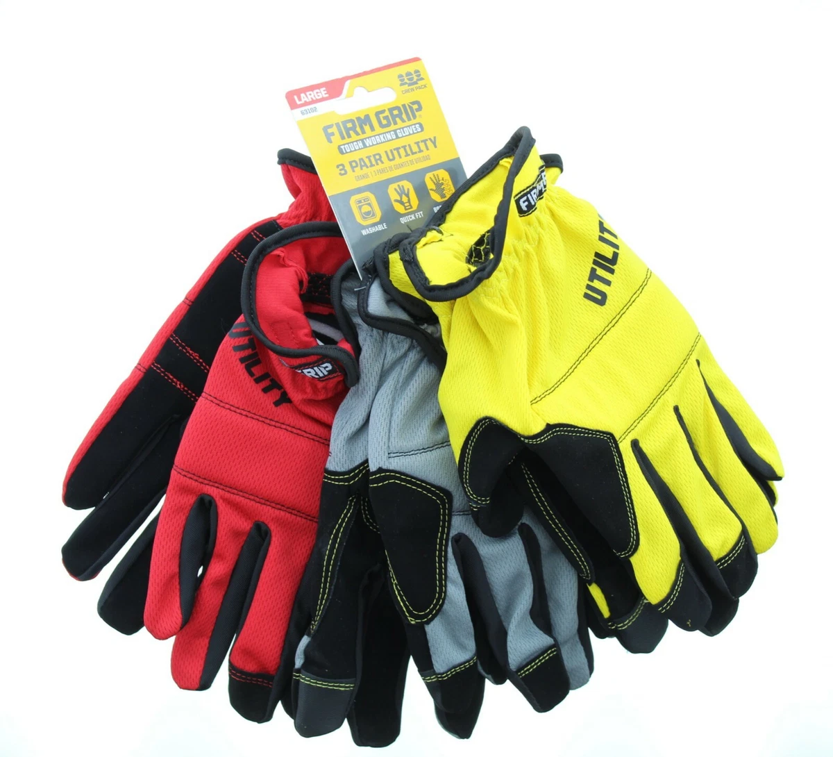 Heavy-Duty Work Gloves - Pair