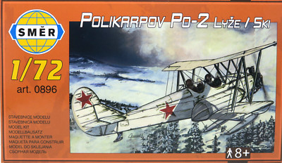SMER Polikarpov Po-2 SKI,Doppeldecker,Sowjetunion, 0896, Bausatz 1:72, OVP, NEU
