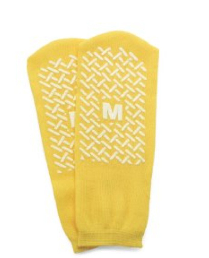 PANTOFOLA D’ORO Medline Pantofole Doppio Pedale MDTPS4B03FPY Giallo Medio 48ct