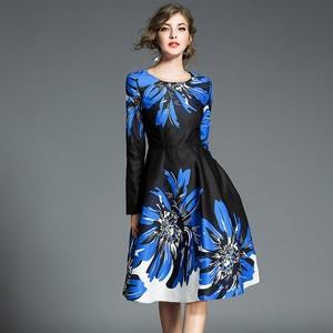 vestito elegante blu donna